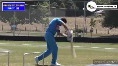 Kohli imitating indian cricketers.