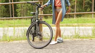 Taking Off Shorts And Panties