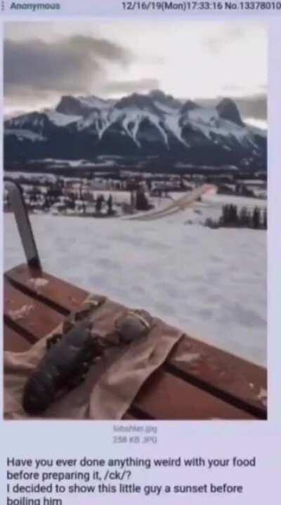 lobster at the ye mountains 🤯😱😳😧🌊