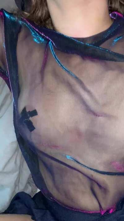 Tied together and fucked in her cute pussy