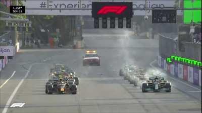 Mark Webber reacts to today's F1 drama