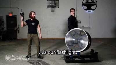 but then I took a flashlight to the face