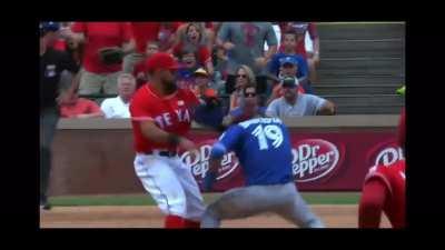 One of the cleanest shots you’ll see in a baseball game