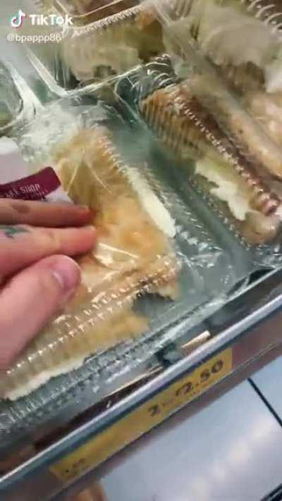 Imagine going to supermarkets just to destroy food