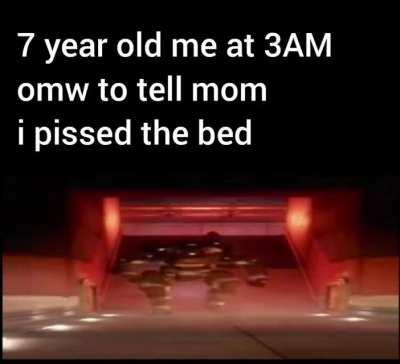 Mother, i peepeed the bed again