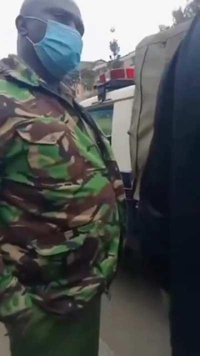 Man confronts cops for wanting to arrest his brother.