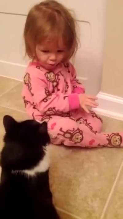 "Fine I'll leave you alone... sike!"