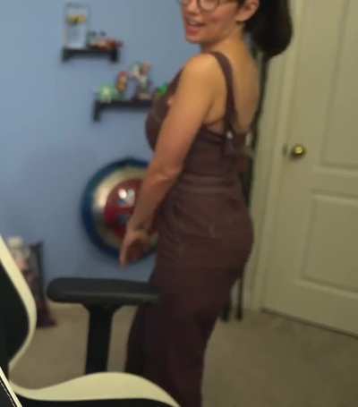 Showing off today's new outfit 