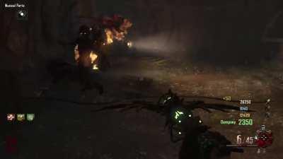 Invisible Papa Panzer abuses average wind staff user, 1914 (colorized)