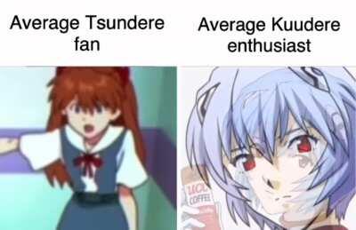 kuuderes > tsunderes