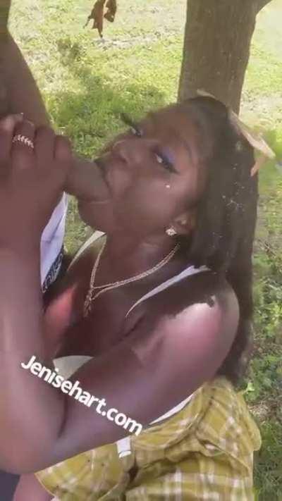 Head Demon outside of School