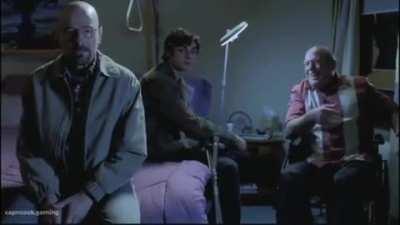 hank shows walter a special video