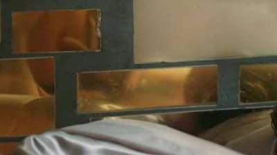 He just played with her boobs and no one noticed