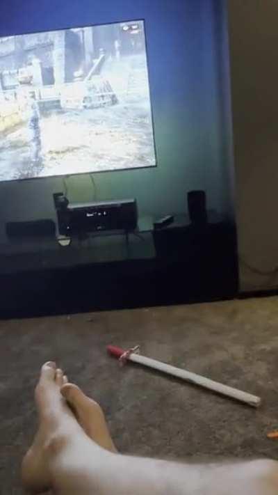 4 years old and he’s already parrying. He’s also really good at sprinting around people and backstabbing them.