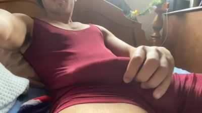 Bulging out of my singlet