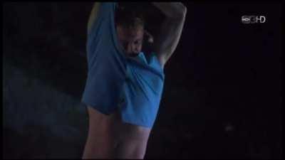 Having fun with the pool boy