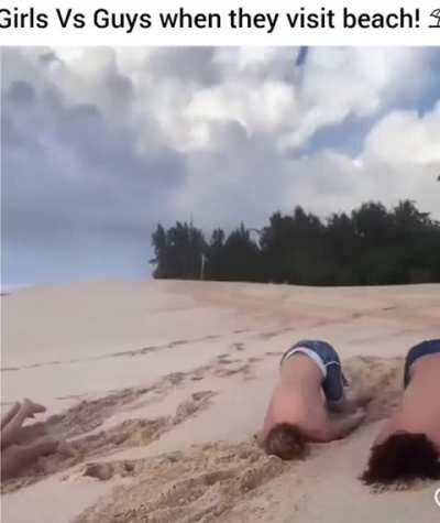 Girls Vs Guys Beachday