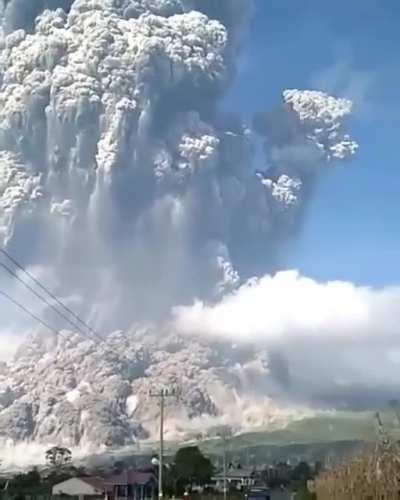 Mount Merapi just erupted