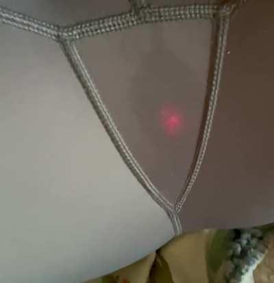 Looks like she’s enjoying it