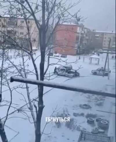 The Slavic Cameraman's commentary is hysterical.