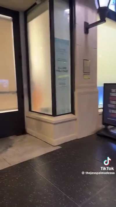 Scientology pushed this man's girlfriend inside their building