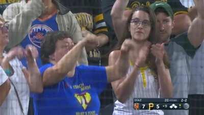 Prior to the Jacob Stallings walk-off grand slam, this rally dance happened.