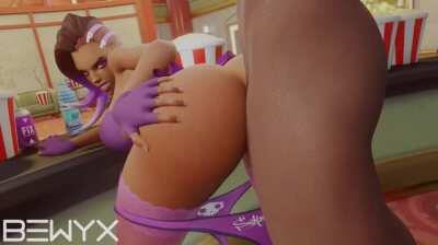 Sombra's tight backdoor (Bewyx) [Overwatch]
