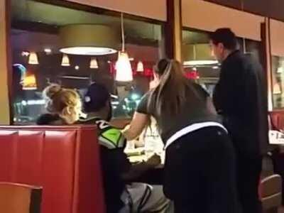 Girl Kicked Out of Restaurant for Racism and Assault (NSFW, language)