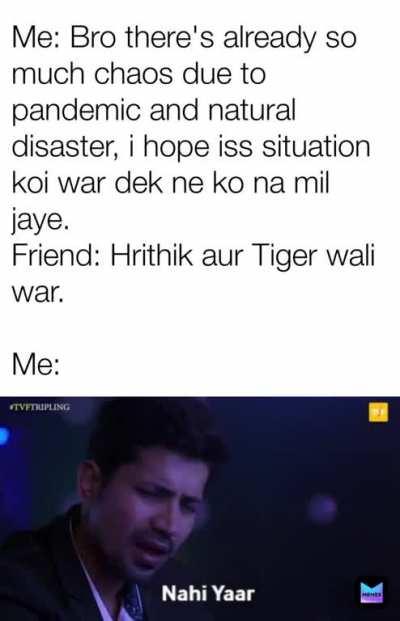 Not Tiger and Hrithik one