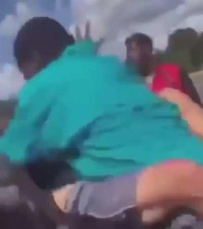 nah they threw bro in the water