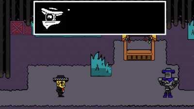 Meeting Poco, but it's an Undertale scene.