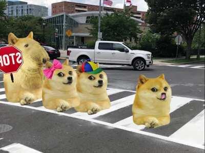 Doge do the driftering and commit vehicular manslaughter at a school's crossing