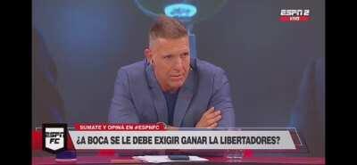 Marcelo Benedetto citando a Goring en el primer time de ESPN.