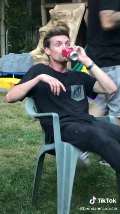 The look on the way down!!