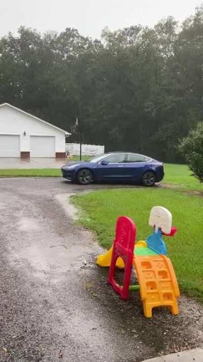 Raining here in Alabama