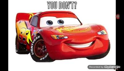 lightning mcqueen has a question 🤔