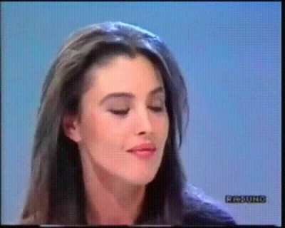 Monica Bellucci in her 20s (1980s)