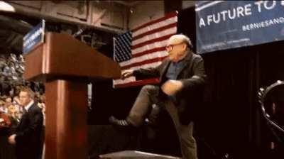 Danny Devito brings his own stool.