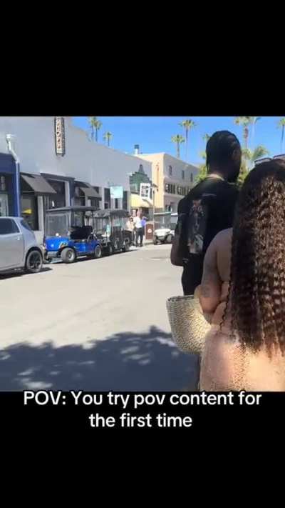 An older woman slaps a womans drink out her hand at Catalina Island.