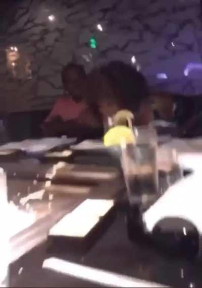 Trying to gobble up cheap saki with a shallow throat….