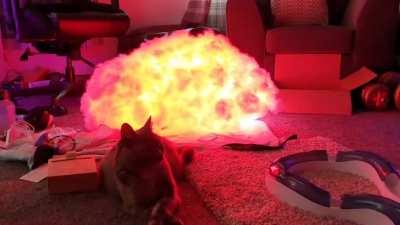 Built a cloud lamp today