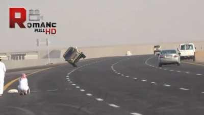 Doing a wheelie in a motorbike is one thing, but doing a wheelie in a car?