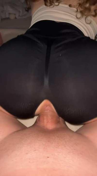 love getting fucked in my yoga shorts