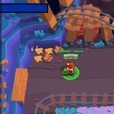 I don't know if anyone posted this before, but something weird is happening at this corner in Minecart Madness