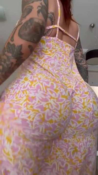 I hope you don’t mind an ass with a few dimples