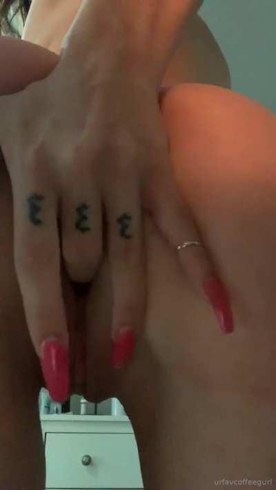 Touching from behind