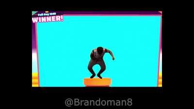 Winning in Fall Guys be like: