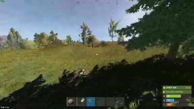 so this guy was door camping me with a bow