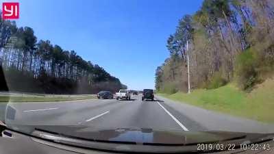 Idiot keeps brake checking... until justice is served