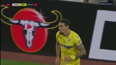 I've seen a couple of people share the screenshot but I thought I'd share the video. The whole scene is comedy gold.